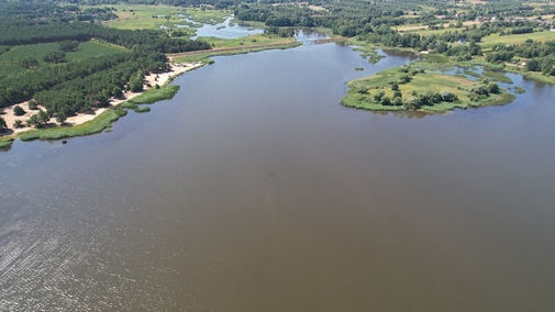 Widok z lotu ptaka na nasze domki